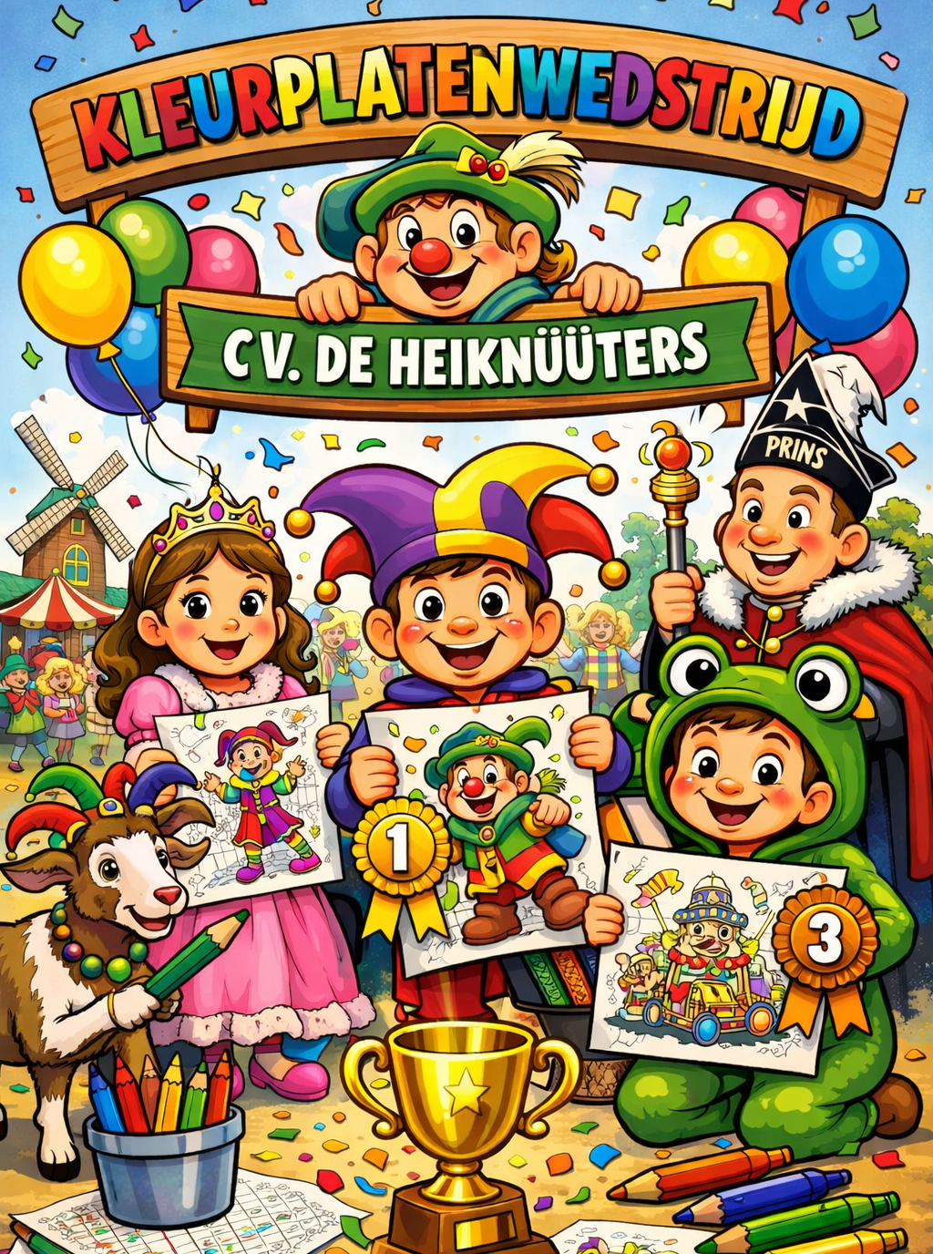 Doe jij mee met de kleurplatenwedstrijd?