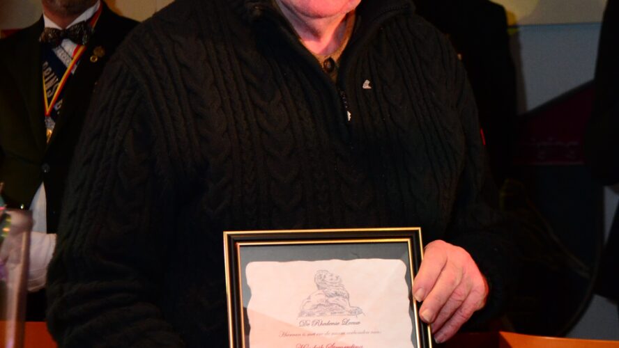 Nieuwe Ridder in de Orde van de Rhedense Leeuw: Henk Stemerding