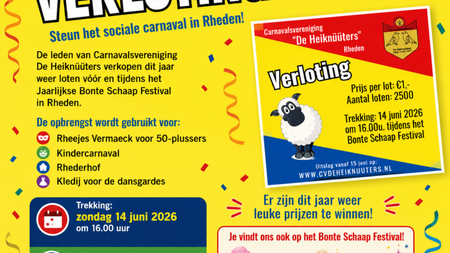🎉 Grote Verloting tijdens het Bonte Schaap Festival! 🎉